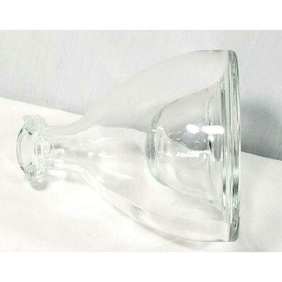 RARE Decorative Italian MOD DEP  Clear Glass Bottle OIL VINEGAR WINE Decanter - Picture 7 of 12